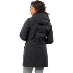 Jack Wolfskin Ottawa 3in1 Kadın Ceket Siyah - XL