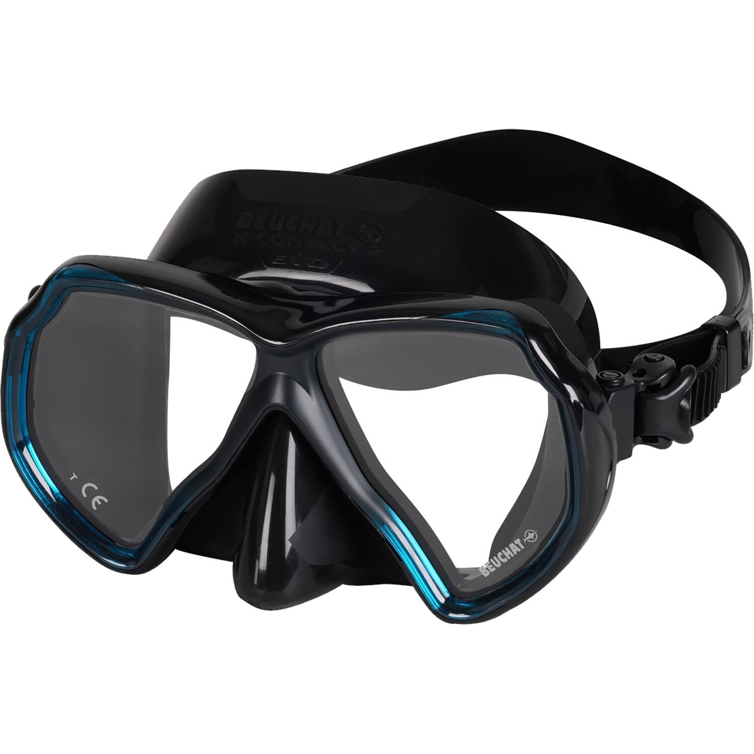 Beuchat X-Contact 2 Evo Dalış Maskesi - Atoll Blue