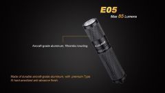 FENİX E05 WP-E2 85 LÜMENS ANAHTARLIK FENER Mavi