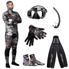 Subzero Expert 6 Parça Zıpkınla Serbest Dalış Seti