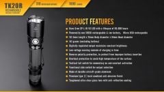 FENİX TK20 R TACTİCAL 2016  EL FENERİ 1000 LÜMENS