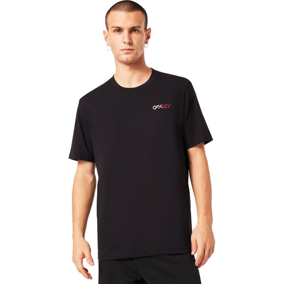 Oakley Fingerprint B1B Tee Erkek T-Shirt Siyah - XXL