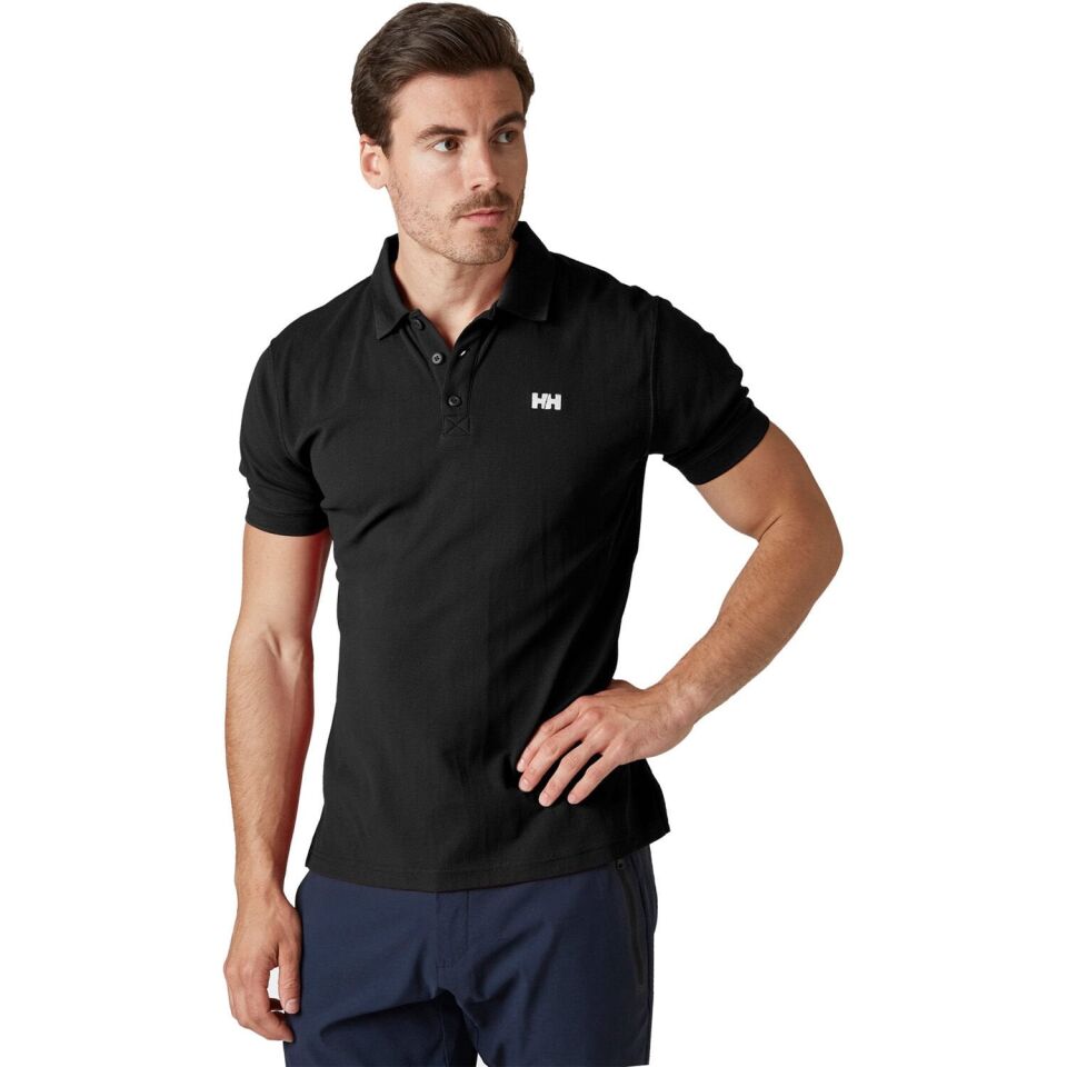 Helly Hansen Driftline Polo Erkek T-Shirt 3XL - Siyah