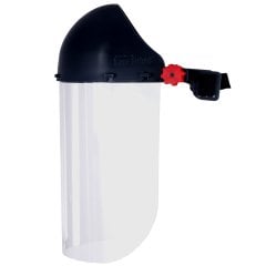 Apnea Face Shield Koruyucu Yüz Siperliği CE ve EN 166 Belgeli Siyah