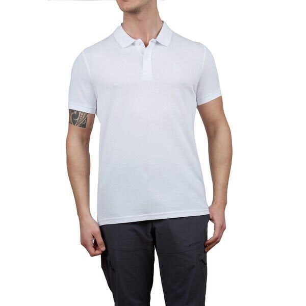 Alpinist Roc Erkek Polo T-Shirt Beyaz - M