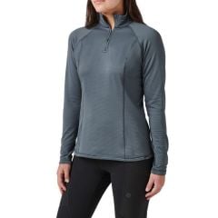 5.11 Stratos 1 4 Zip Turbulence Gri Kadın Shirt