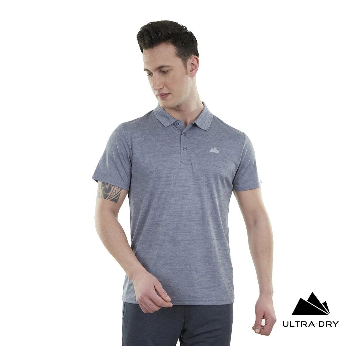 Alpinist Horizons Ultra Dry Erkek Polo T-Shirt Gri - S
