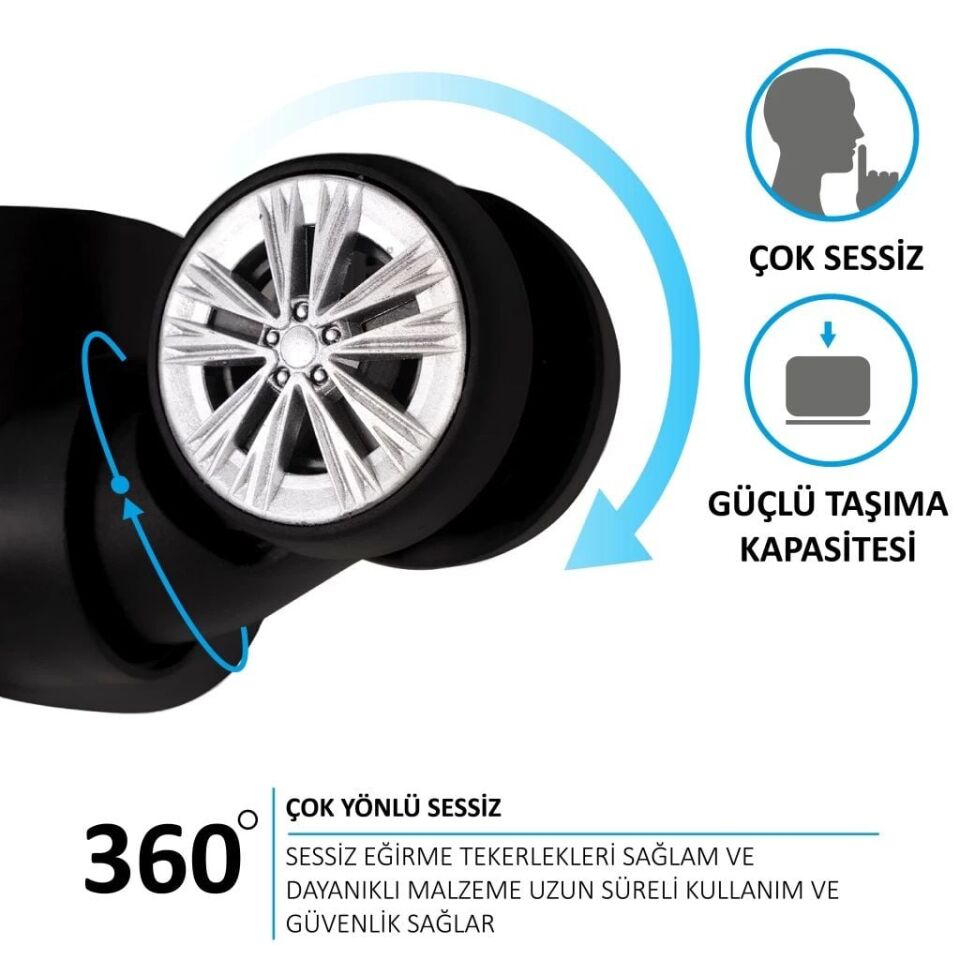 Vegmann Dynamic Gri Valiz S - Metalik Gri