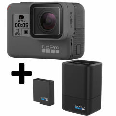 GoPro Hero 5 Black + İkili Şarj Cihazı Set