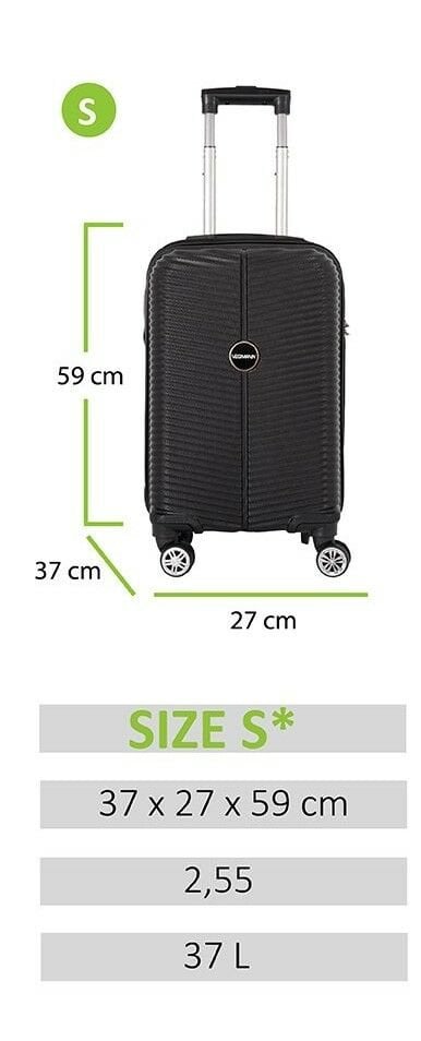 Vegmann Dynamic Siyah Valiz S - Siyah