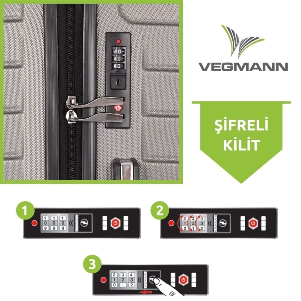 Vegmann Dynamic Siyah Valiz S - Siyah