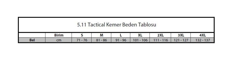 5.11 1.25'' KELLA BELT KEMER