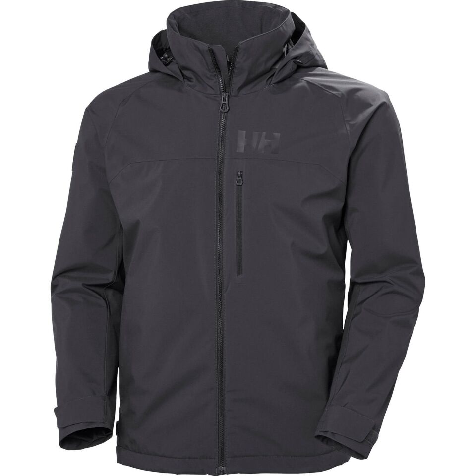 Helly Hansen HP Racing Lifaloft Hooded Erkek Ceket Gri - L