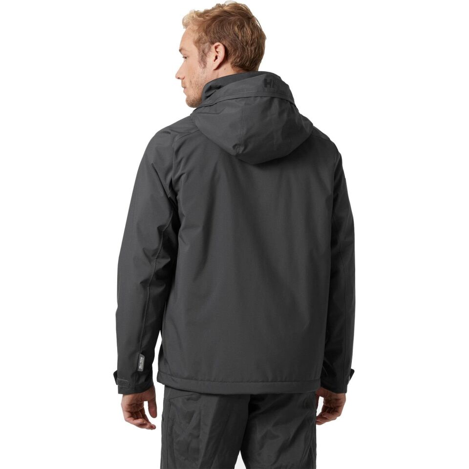 Helly Hansen HP Racing Lifaloft Hooded Erkek Ceket Gri - XL