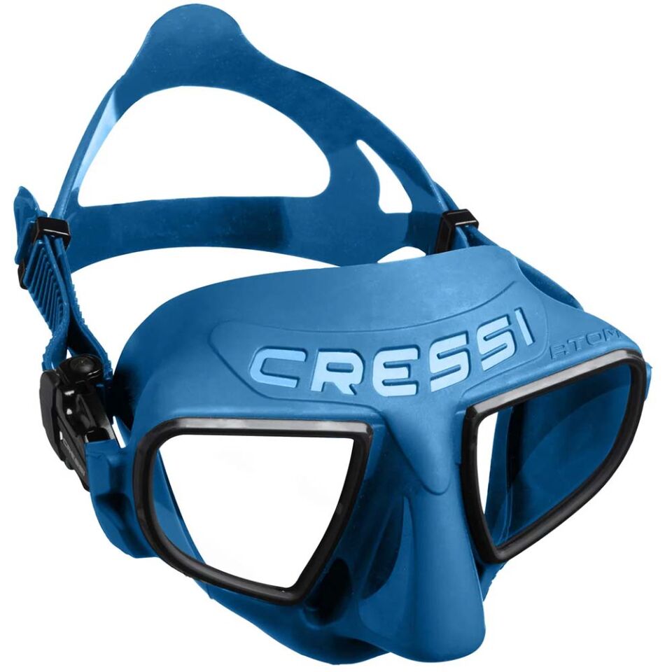 Cressi Atom Dalış Maskesi BLUE METAL/BLACK