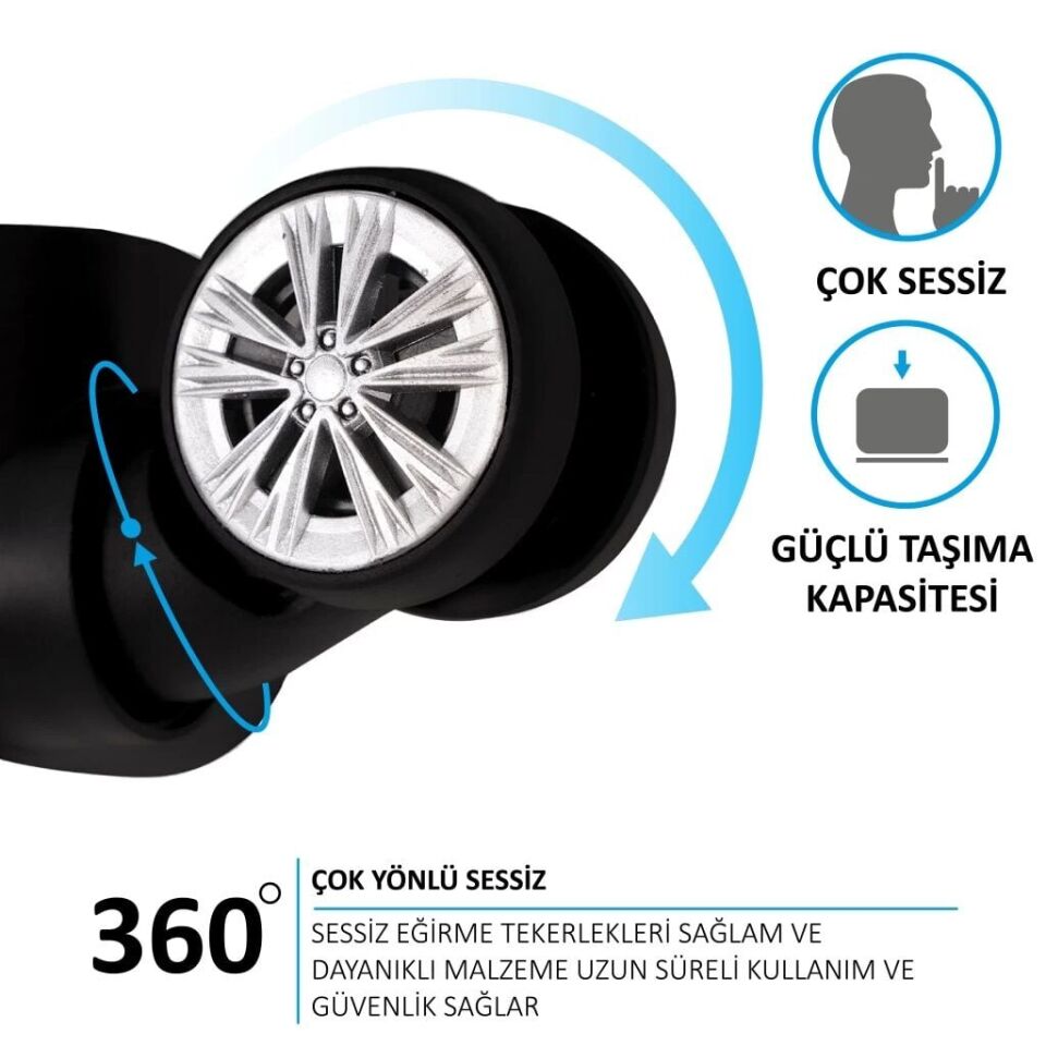 Vegmann Plana Gri Valiz L - Gri
