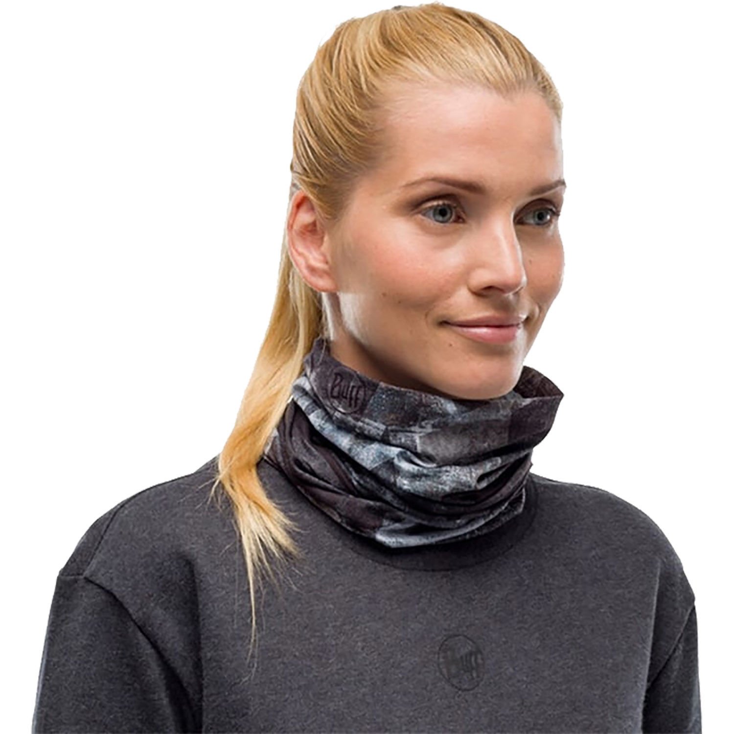 Buff Original Ecostretch Geoline Grey Boyunluk    