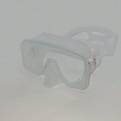 KRAKEN Maske M22 Çerçevesiz Şeffaf Silikon, Tek camlı