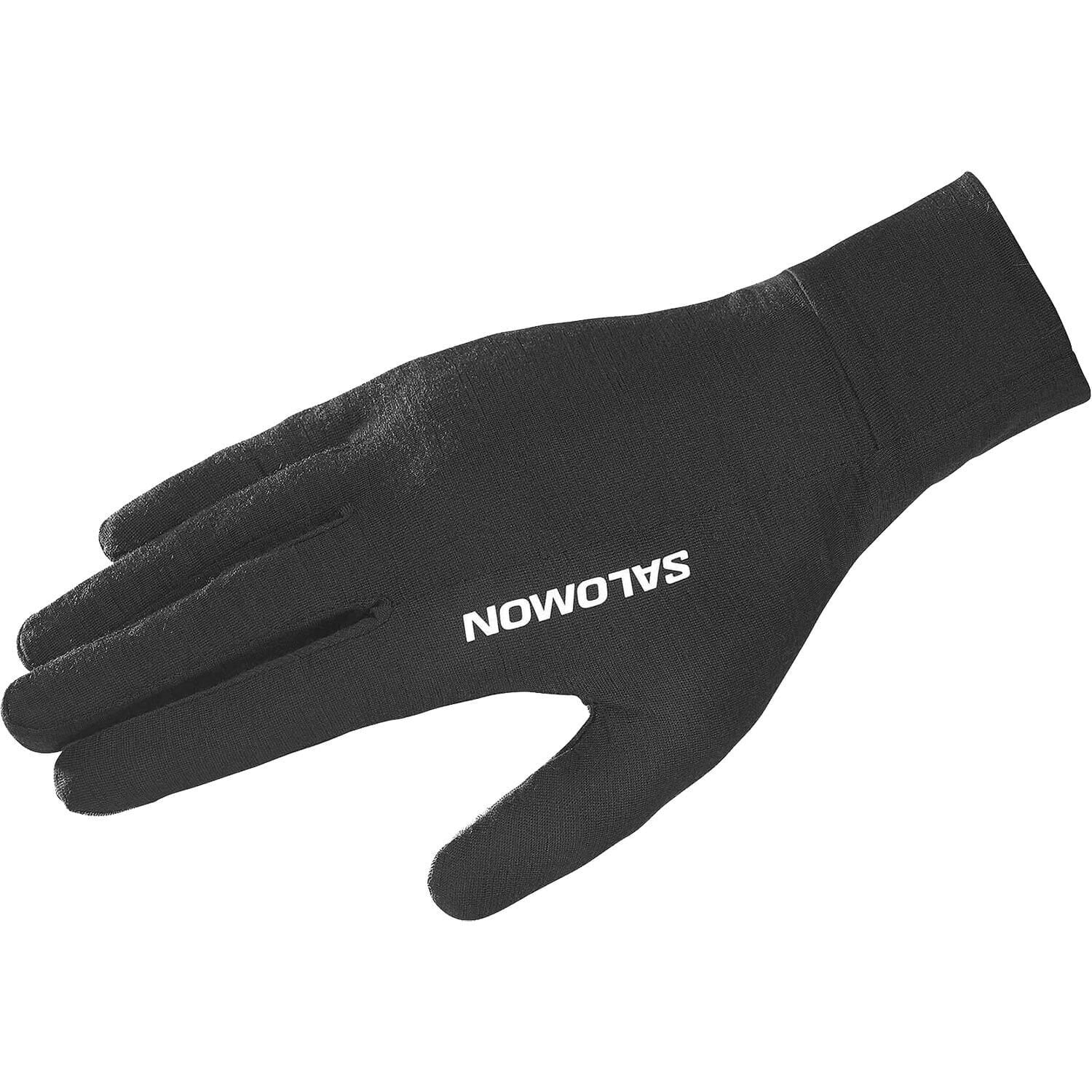 Salomon Merino Gloves Unisex Eldiven Siyah - L