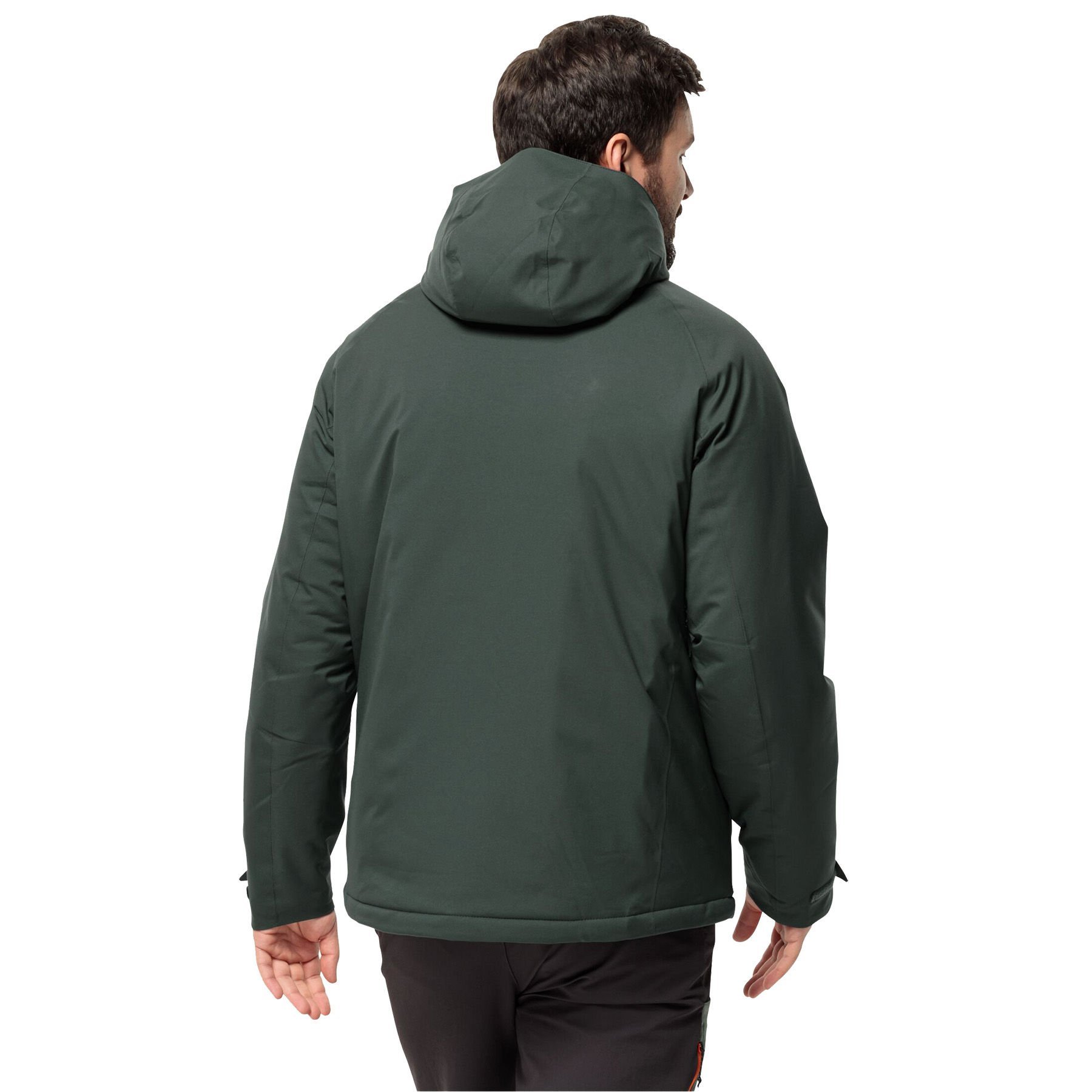 Jack Wolfskin Troposphere Erkek Ceket haki-siyah - XXXL
