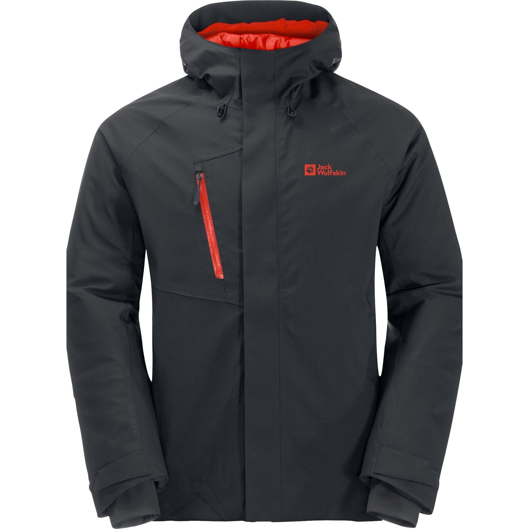Jack Wolfskin Troposphere Erkek Ceket lacivert-turuncu - M