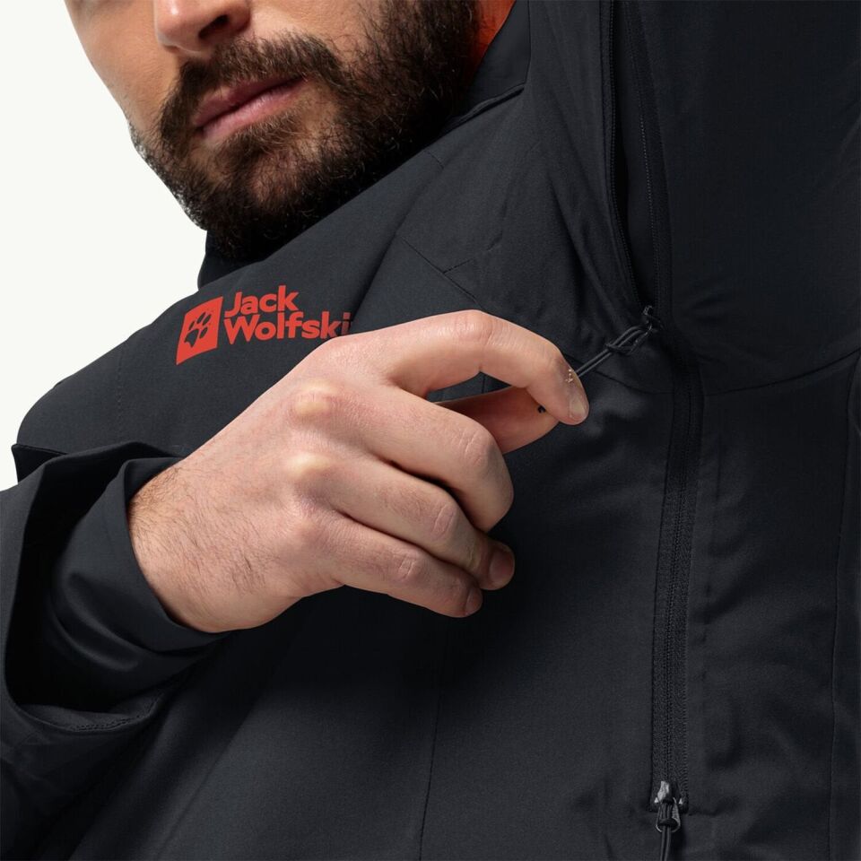 Jack Wolfskin Troposphere Erkek Ceket lacivert-turuncu - M