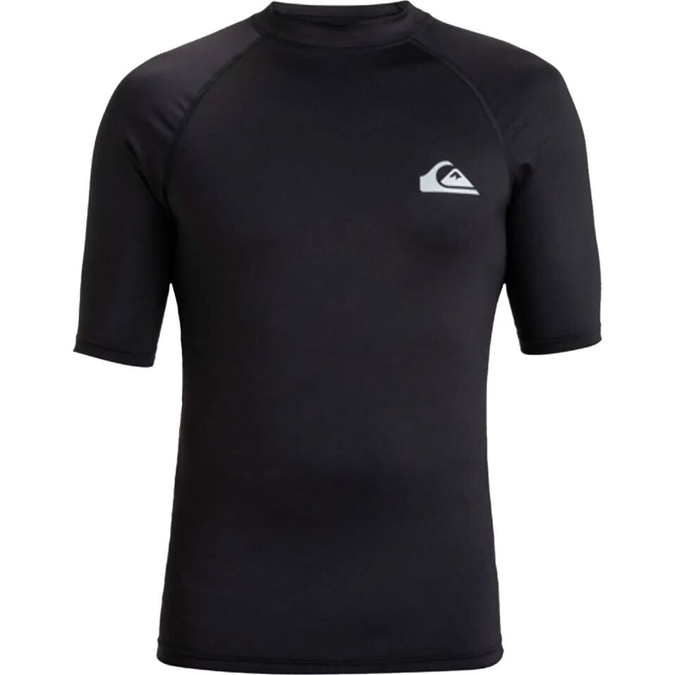 Quiksilver Everyday UPF50 SS Erkek Rashguard Siyah - XS