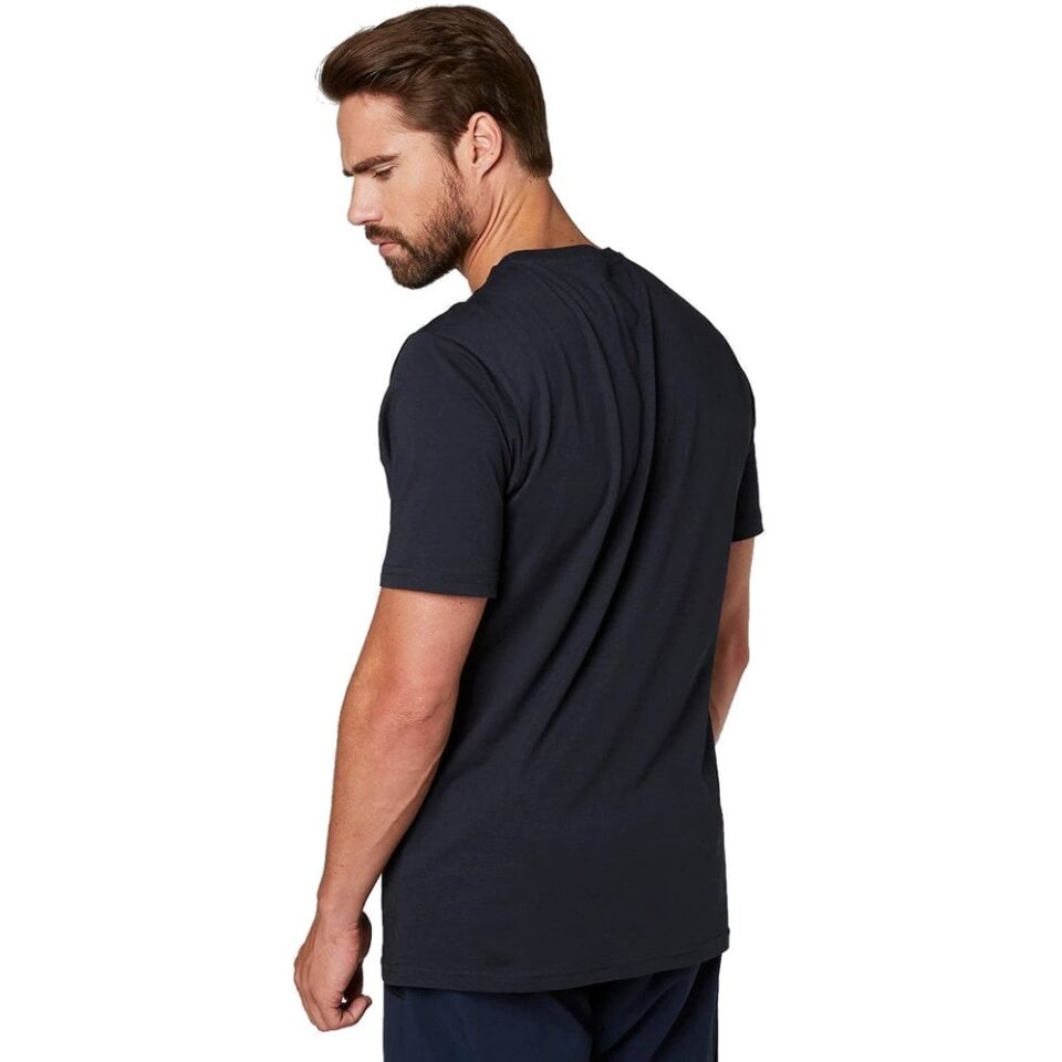 Helly Hansen Logo Erkek T-Shirt Lacivert - L