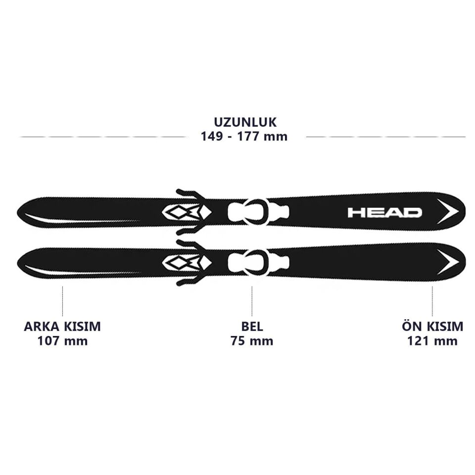 Head Real Joy R Kadın Kayak ve Bağlama Seti