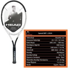 Head Speed MP 2024 Kordajsız Tenis Raketi