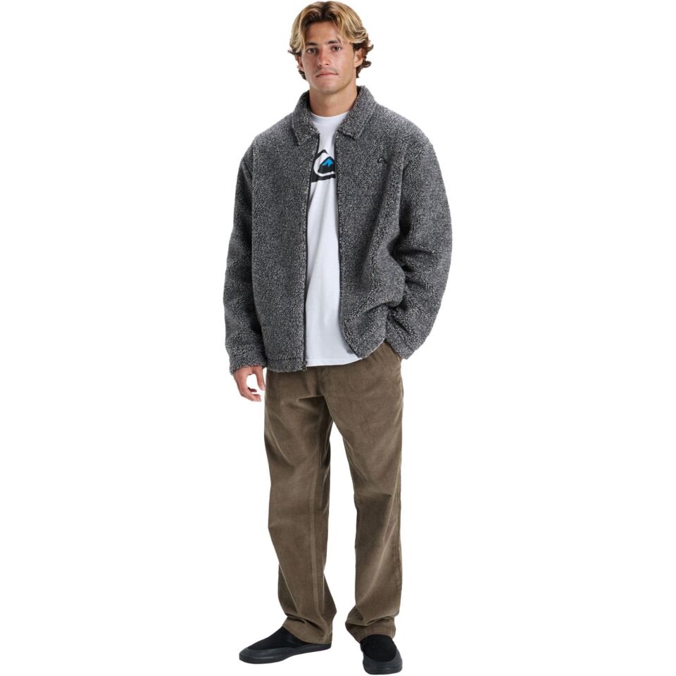 Quiksilver Deck Men Fleece Erkek Polar Gri - L