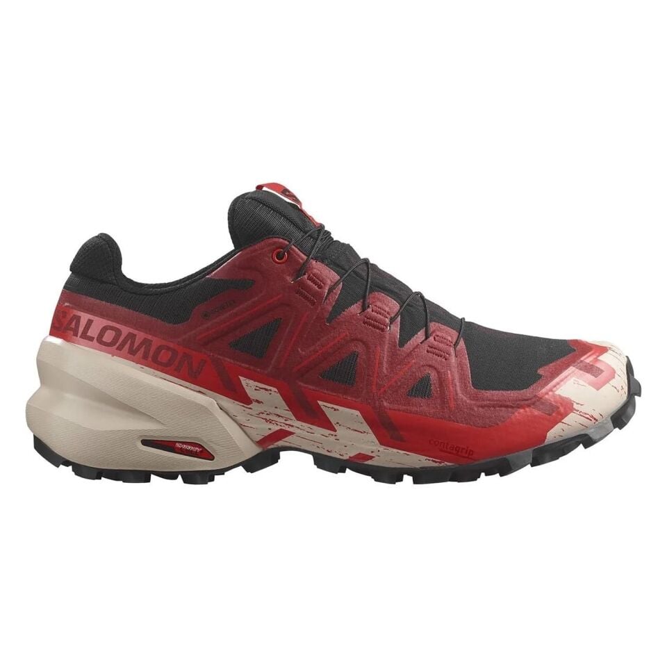 Salomon Speedcross 6 Gore-Tex Erkek Ayakkabı Kırmızı-Siyah - 44