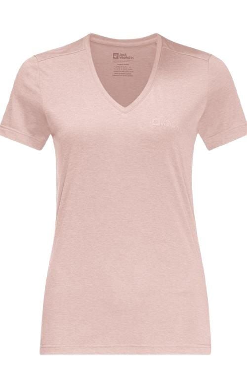 Jack Wolfskin Crosstrail T Kadın T-shirt Pembe - XS