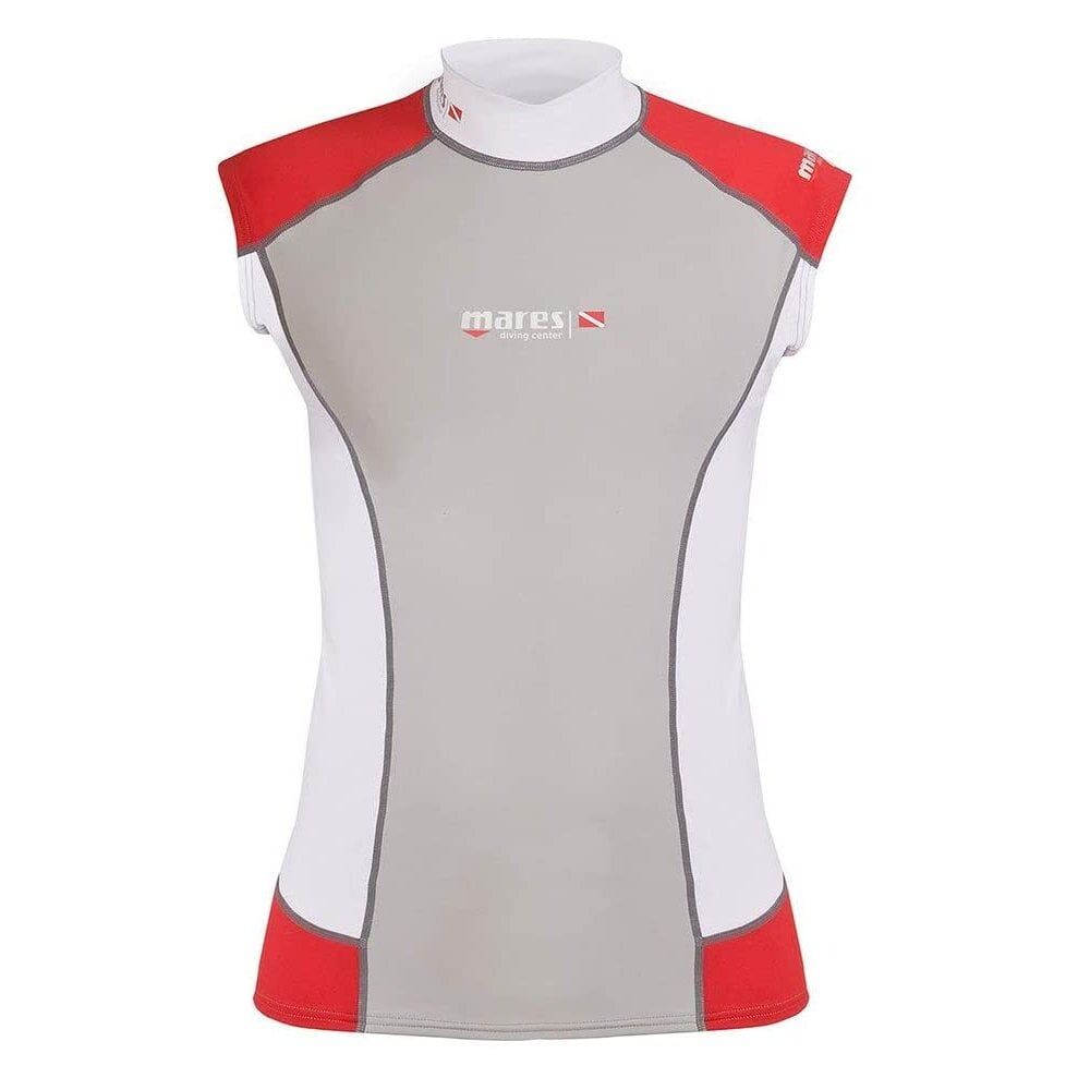 Mares Kısa Kol Unisex Rashguard Gri - XXS