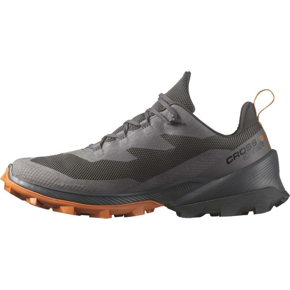 Salomon Cross Over 2 Gore-Tex Erkek Ayakkabı Füme-Turuncu - 42,5