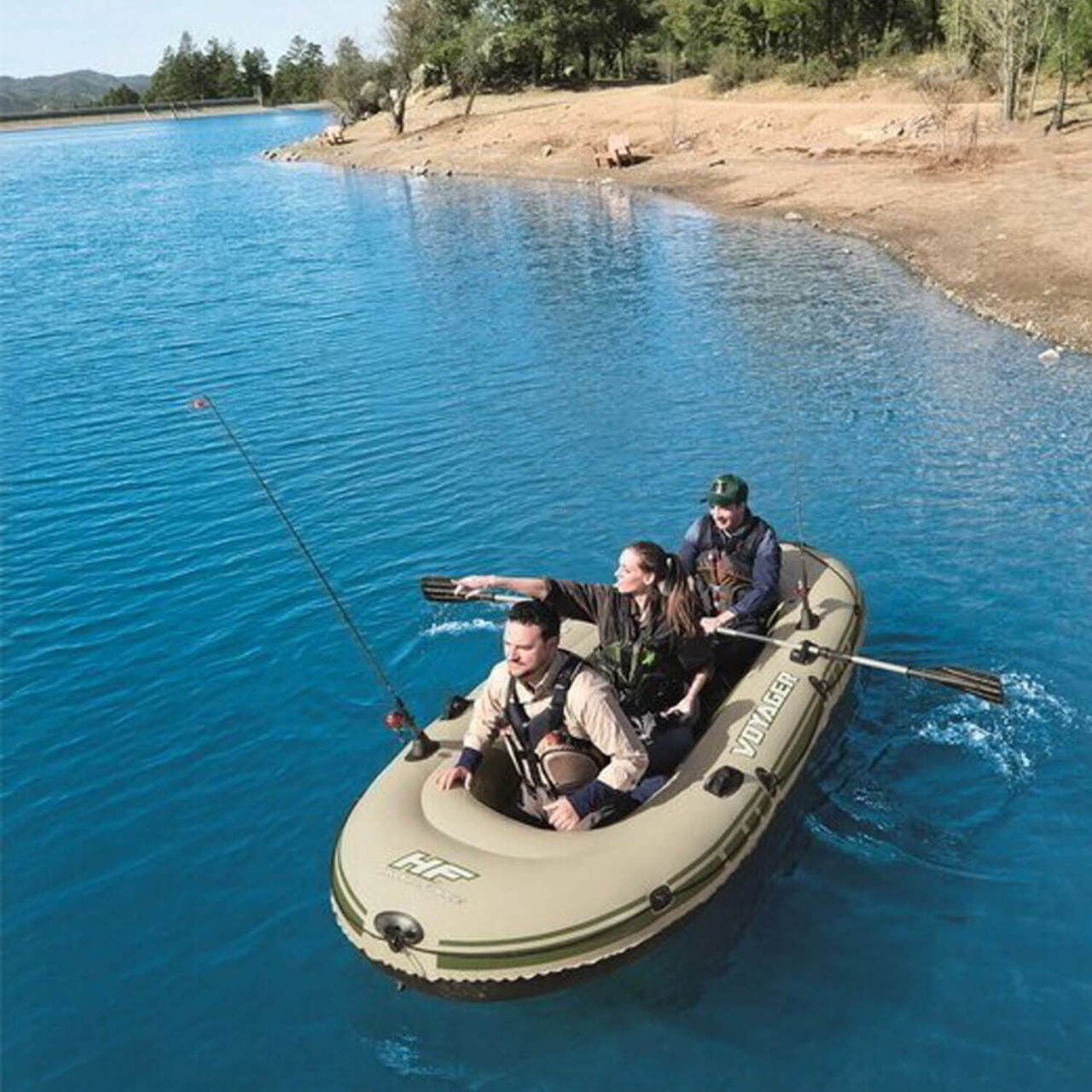 Bestway Voyager 500 Şişme Tabanlı Bot Kürek ve Pompa Hediyeli