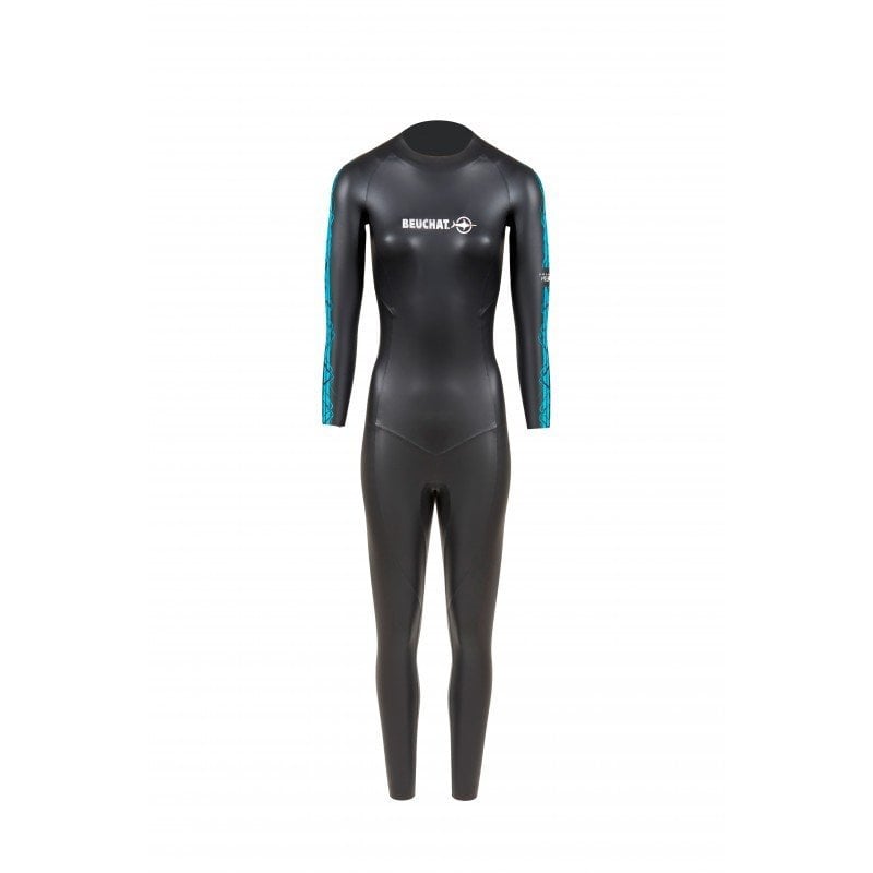BEUCHAT Elbise ZENTO 2 mm. Kadın, Triathlon, Serbest Dalış ve Yüzme Elbisesi