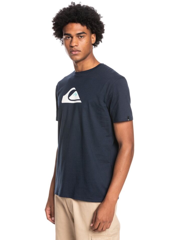 Quiksilver Comp Logo SS Erkek T-Shirt Siyah - M