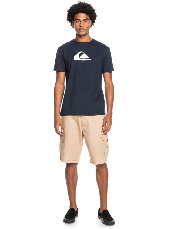 Quiksilver Comp Logo SS Erkek T-Shirt Siyah - M