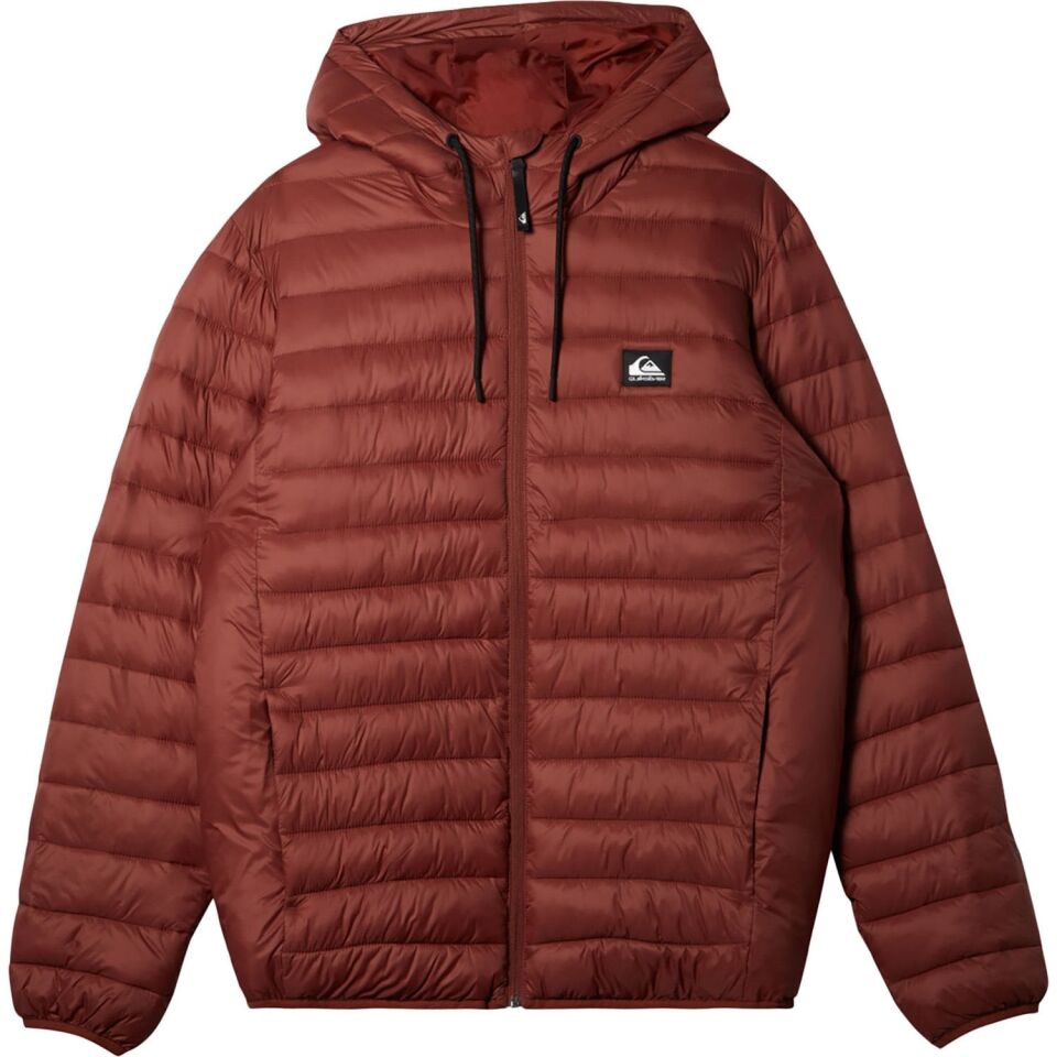 Quiksilver Scaly Insulated Hooded Erkek Ceket Kırmızı - L