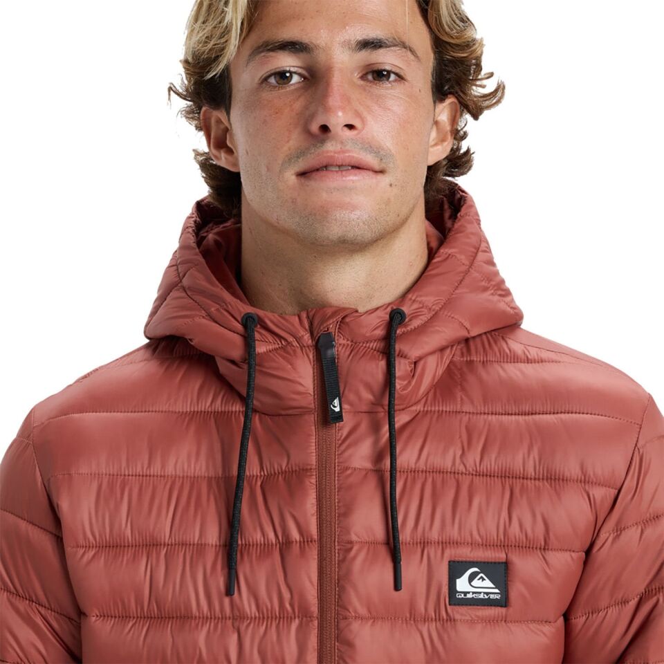 Quiksilver Scaly Insulated Hooded Erkek Ceket Kırmızı - L