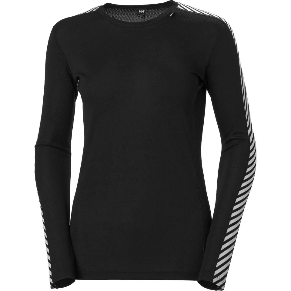 Helly Hansen HH Lifa Crew LS Kadın İçlik Siyah - M