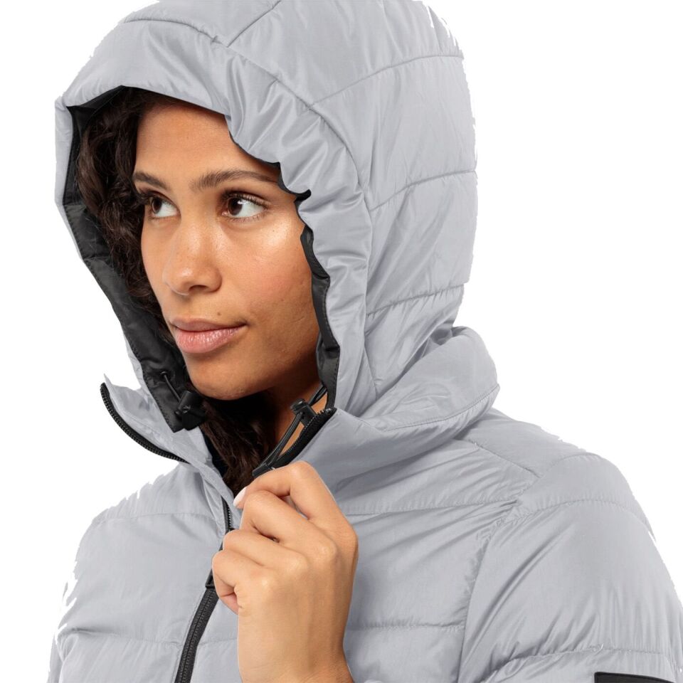 Jack Wolfskin Lenauplatz Coat Kadın Ceket Açık Gri - L
