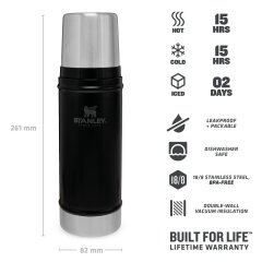 Stanley Klasik Vakumlu Termos 0.47 Lt Stanley The Legendary Classic Bottle 0.47L / 16oz