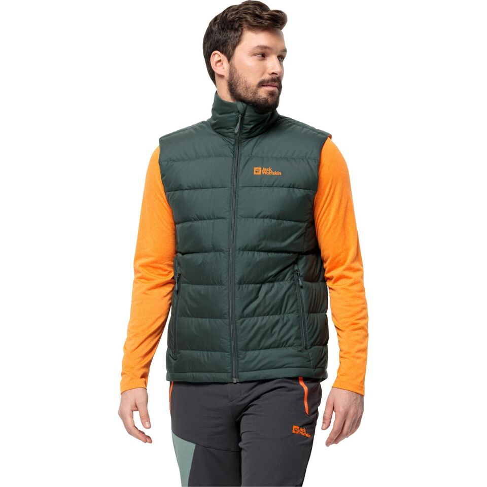 Jack Wolfskin Ather Down Vest Erkek Yelek HAKİ - L