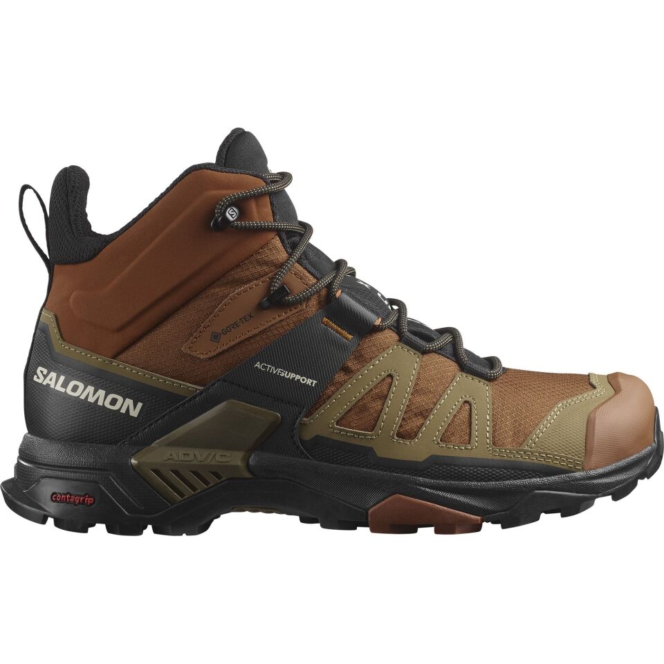 Salomon X Ultra 4 Mid Gore-Tex Erkek Bot Kahverengi - 45