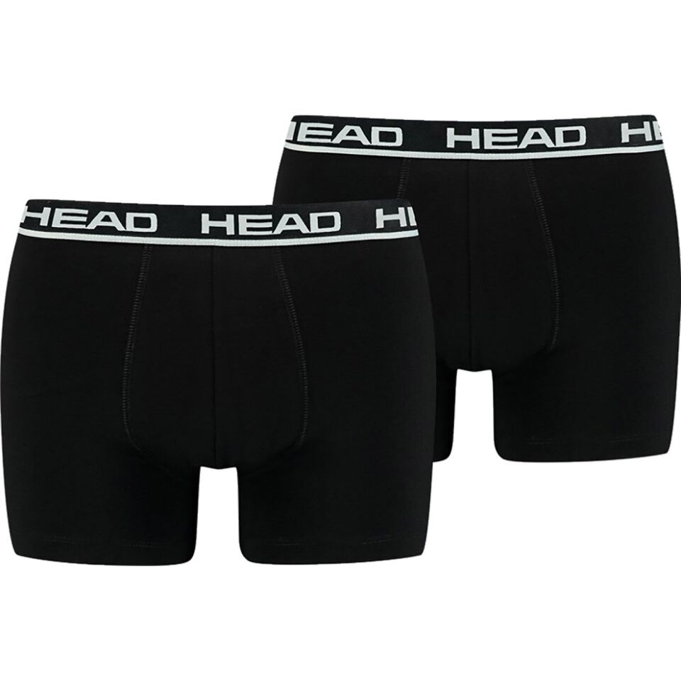 Head Basic 2P İkili Erkek Boxer Siyah - 2XL