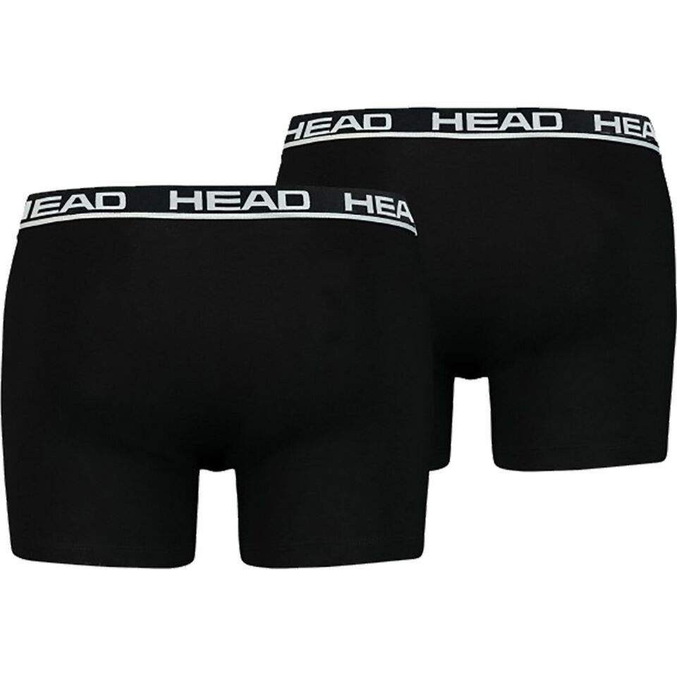 Head Basic 2P İkili Erkek Boxer Siyah - 2XL