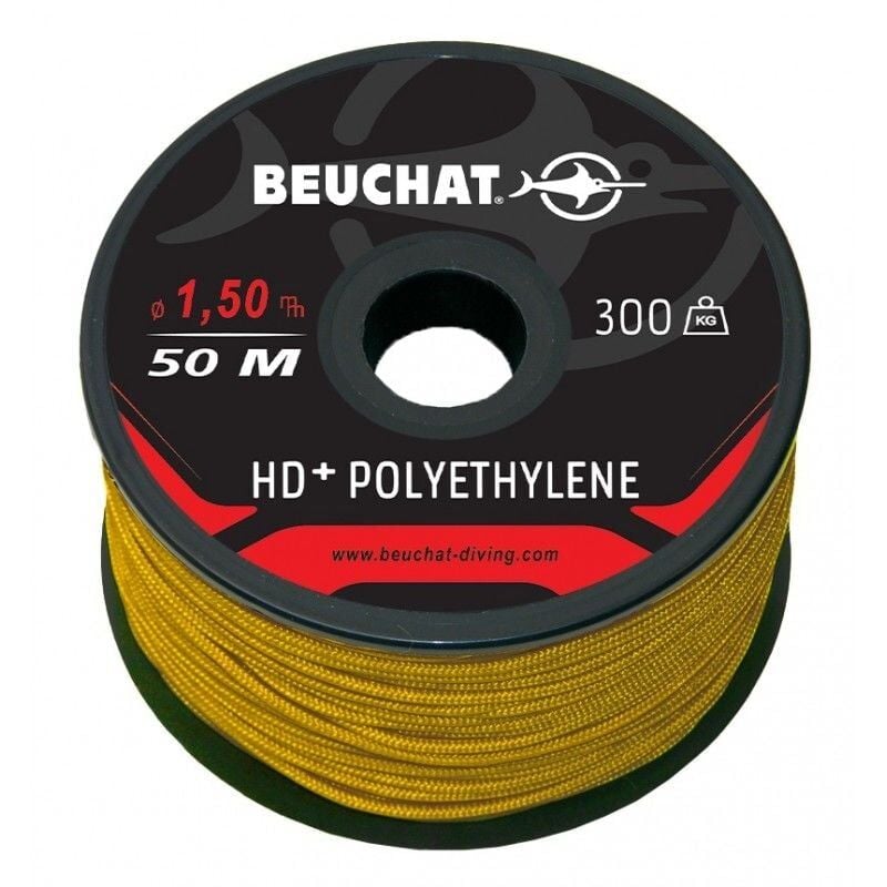 BEUCHAT Zıpkın Makara İpi Örme Dyneema 50m, 1,5mm, 300 kg