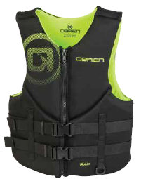 Traditional Neopren Vest Black/Green XXXL